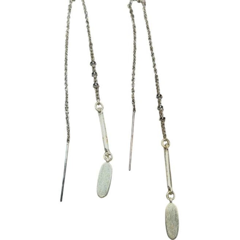 Kendra Scott Fern Threader Earrings + Kendra Scott Olive Necklace Custom Bundle - Picture 3 of 8